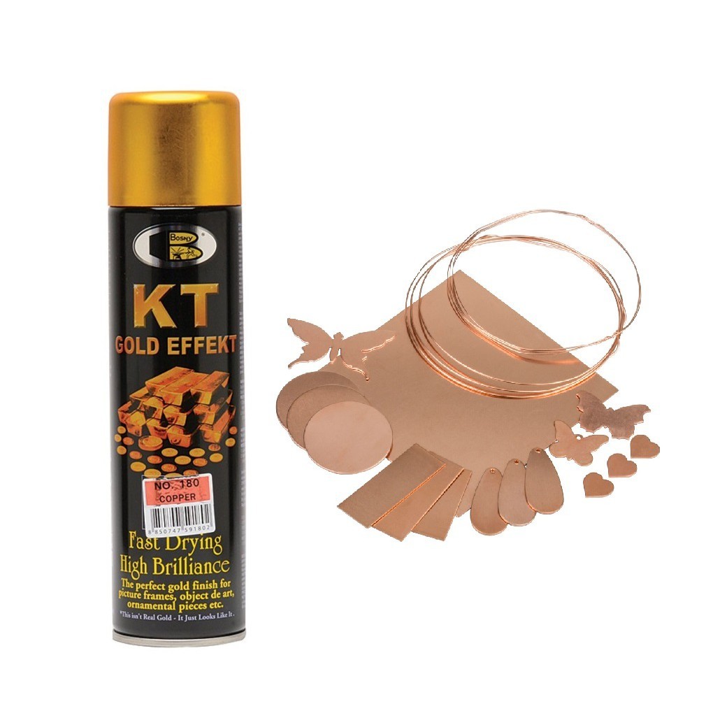 180 Copper Paint Aerosol Spray Paint Can       